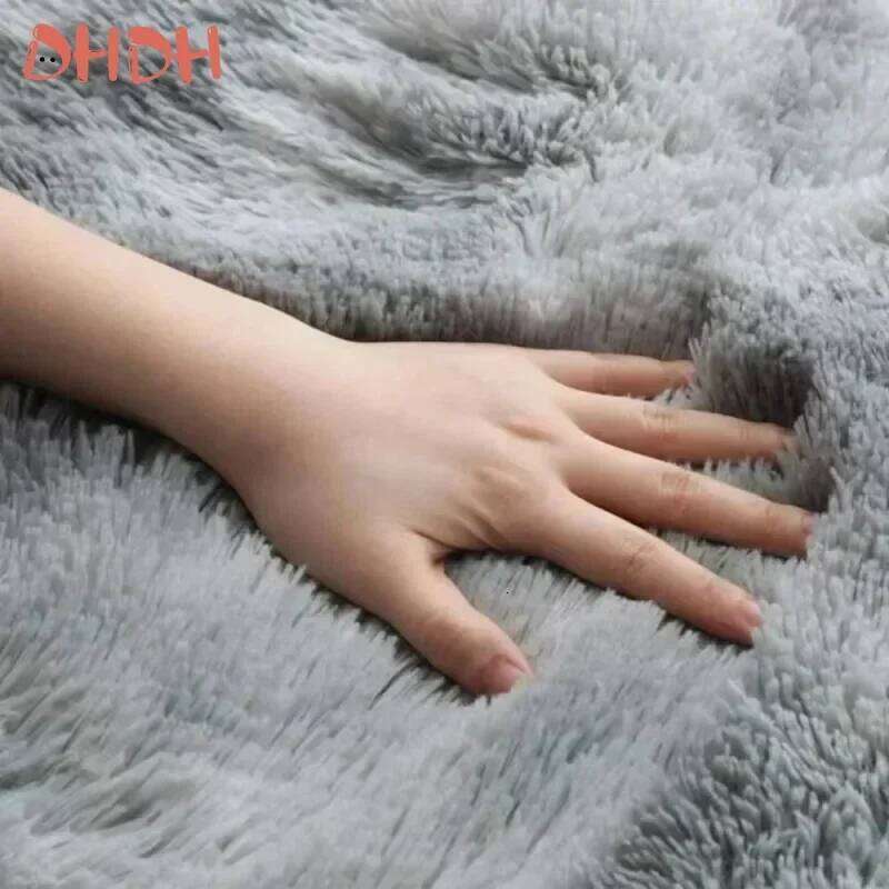 Soft Bedroom Large Carpet Living Fluffy Hall Sofa Area Rug Carpets Room Decor Plush Rugs for Children Play Mat H260226