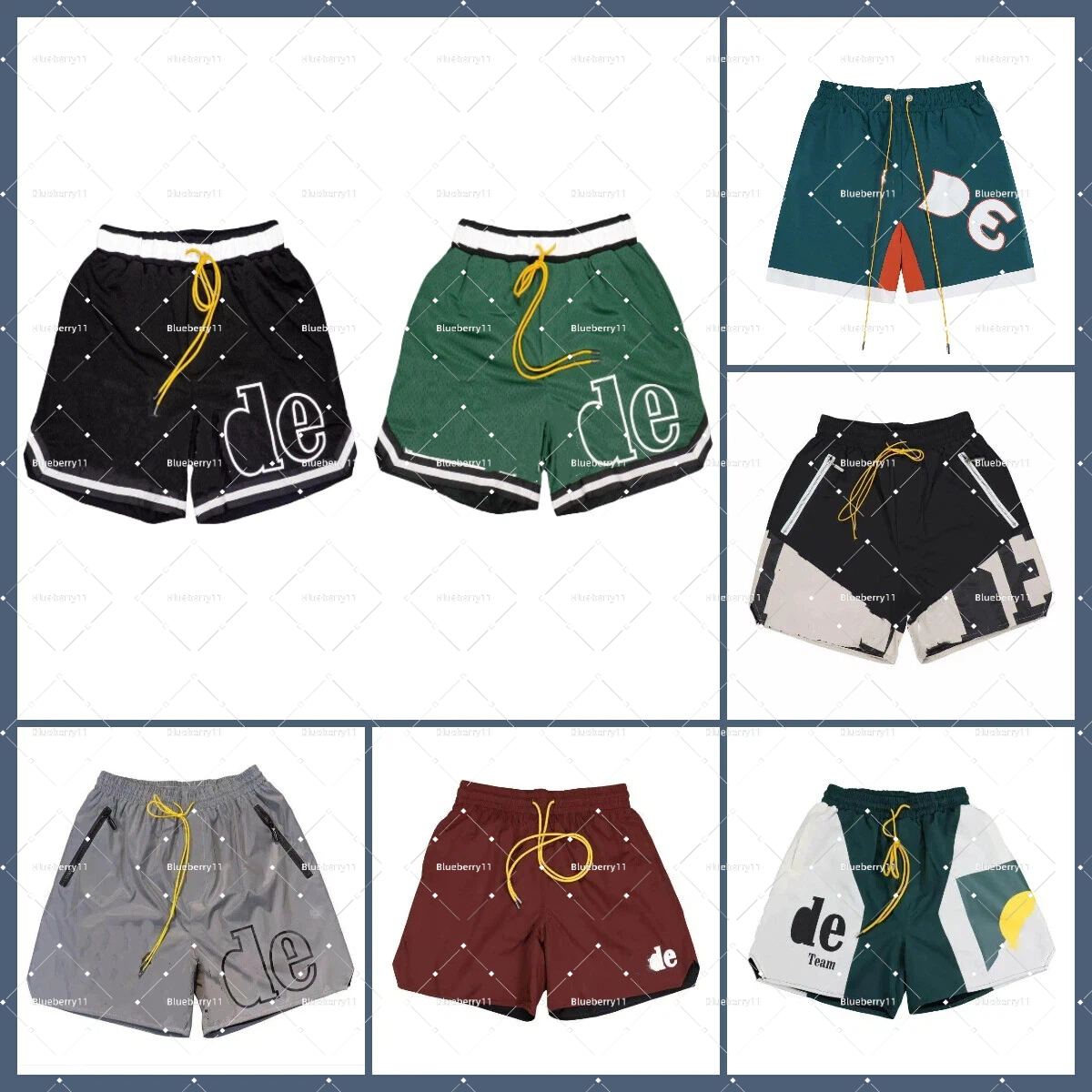 Mens Shorts Popular Letter Print Oversize Training Swim Shorts Breathable Athleisure Basketball Pants