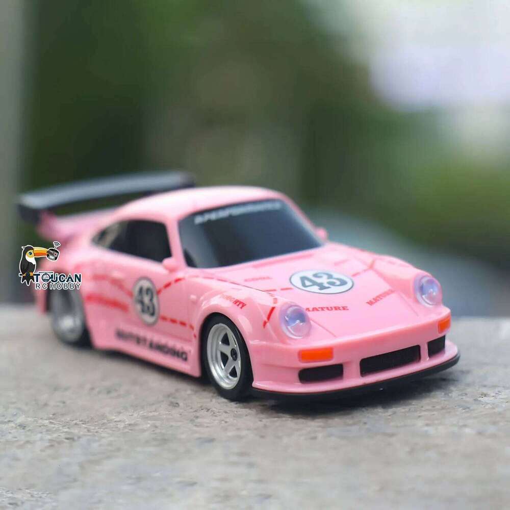 20 RTR 1/43 Drift 2.4G 4WD Mini Racing Car Gyro RC Toys Remote Control High Speed Gift for Boys Model Traffic Cones H260227