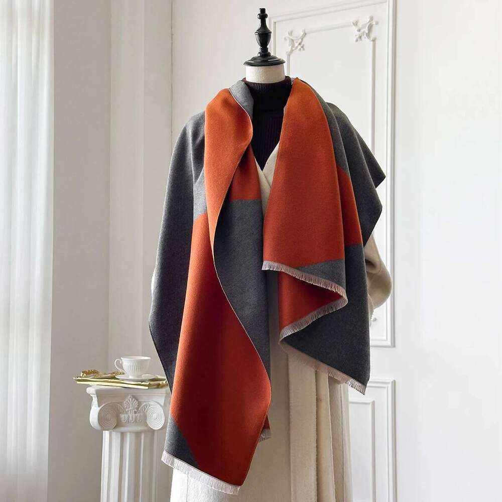 Luxury Thick Blanket Shawl Winter Warm Print Imitation Cashmere Scarves Women Wraps Bufanda Pashmina Female Travel Poncho Scraf Z260226