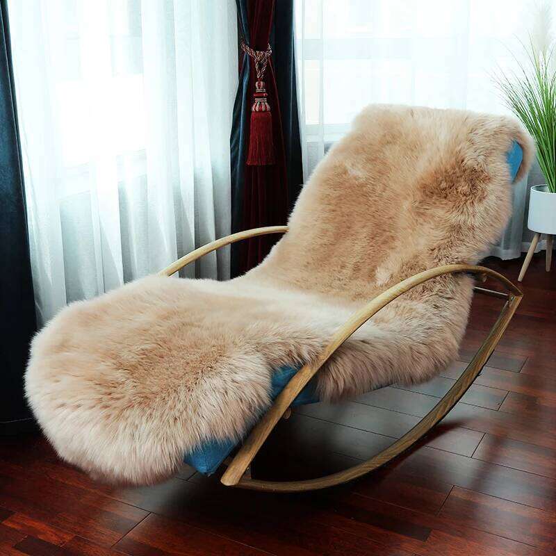 Shaggy White Fur Rug Bedroom Soft Fluffy Faux Sheepskin Area Rugs Washable Plush Bedside Carpet for Living Room Sofa Decor H260227 - view 5