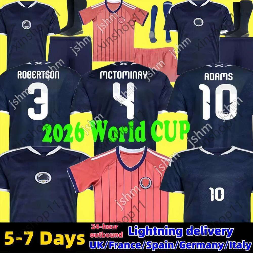 2026 Scotland Football Shirt ROBERTSON McTominay McGREGOR SHANKLAND MCGREGOR Football Shirt maillot de Foot men kids unifrom WOMEN 150TH Scotland Socc