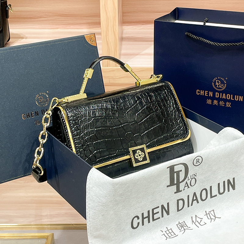 Light luxury brand handmade bag for women, 2024 summer new commuting diagonal cross bag, leather high-end feel handbag, shoulder bag