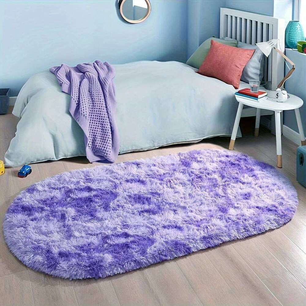 VIKAMA Grey Dense Silk Winter Warm Bedroom Bedside Rugs Living Room Sofa Carpet Long Hair Soft Floor Mat Home Dec H260227 - view 4