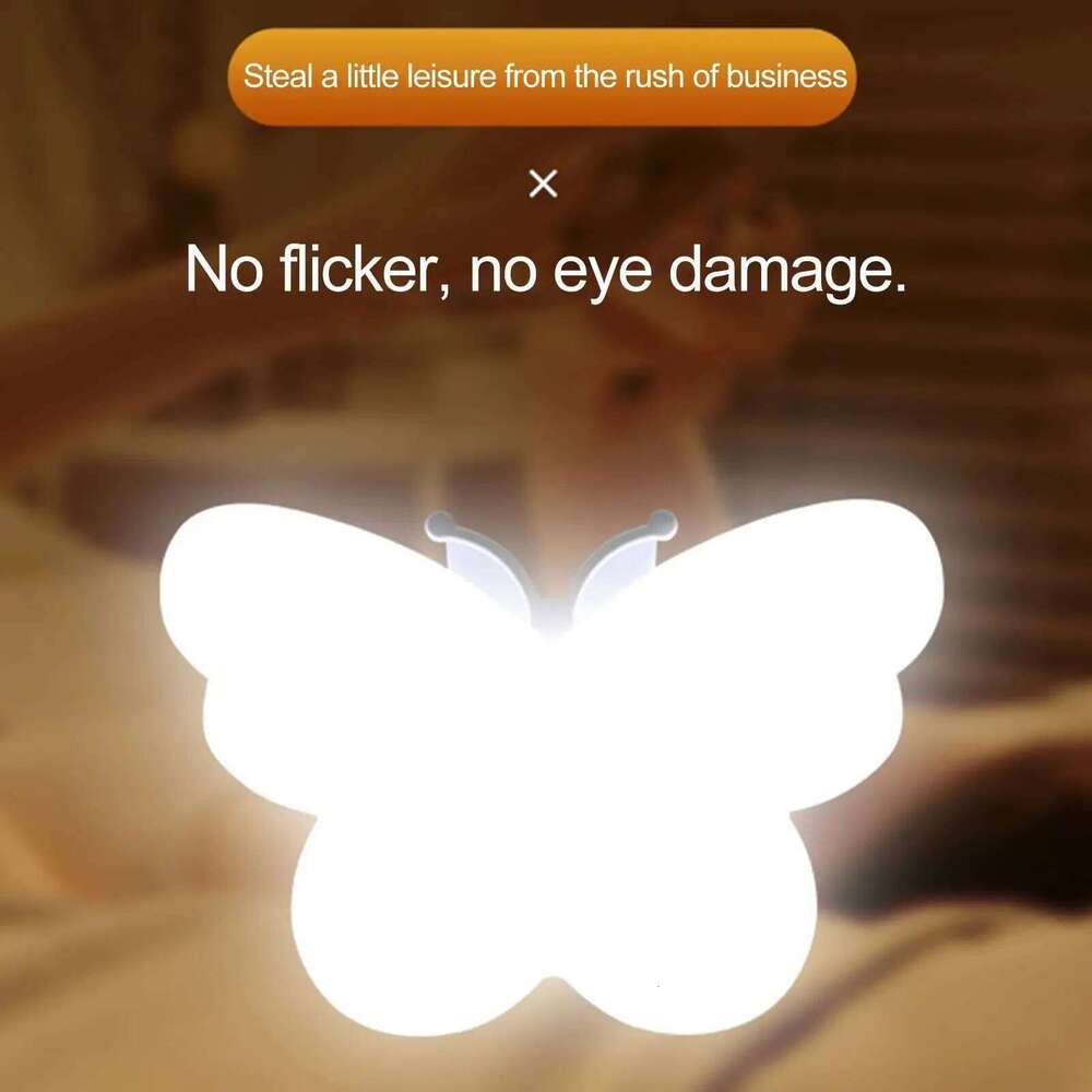Butterfly Plug Into Wall Auto Dusk to Dawn Smart Sensor Night Light for Living Room Bedroom Bathroom Kids 220V EU Z260227