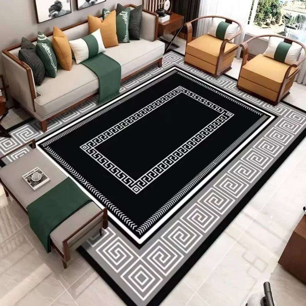 Modern Simple Household Mat Soft Carpets for Living Room Non-slip Bedroom Luxury Decoration Tapetes Area Rug Home Decor H260227 - view 3