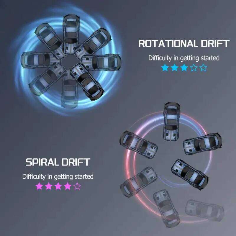 Rechargeable Mini Drift Car Toy, 1:64 Scale 4WD Racer Ready to Gift, Exciting Holiday Present for Kids & Racing Fans H260227