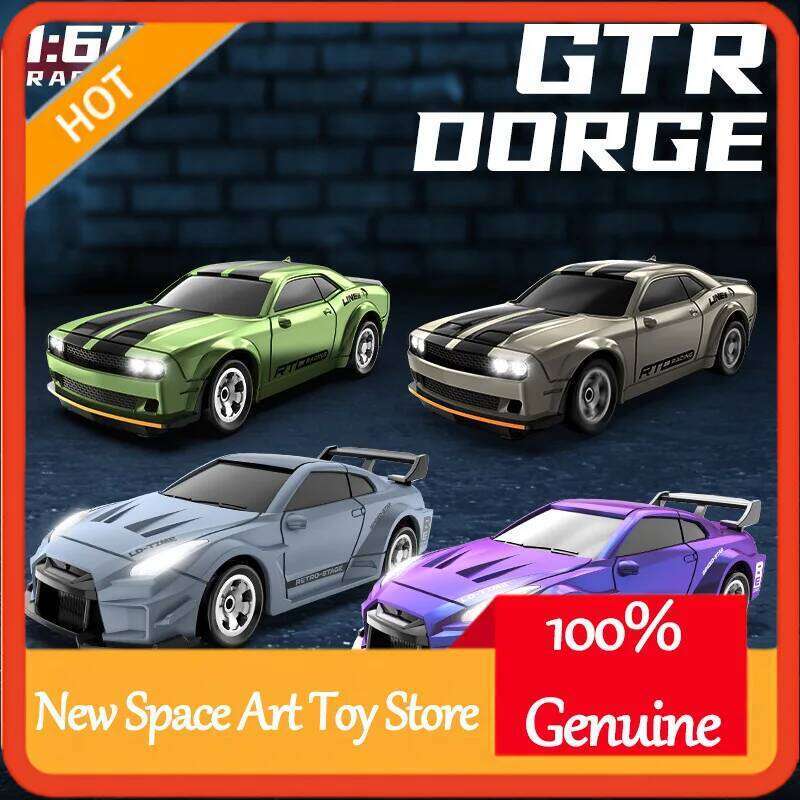 1:64 Scale Remote Control Car - Full Function Four-Wheel Drive Drift Racing Desktop Model Toy for Children And Collectors Gifts H260227