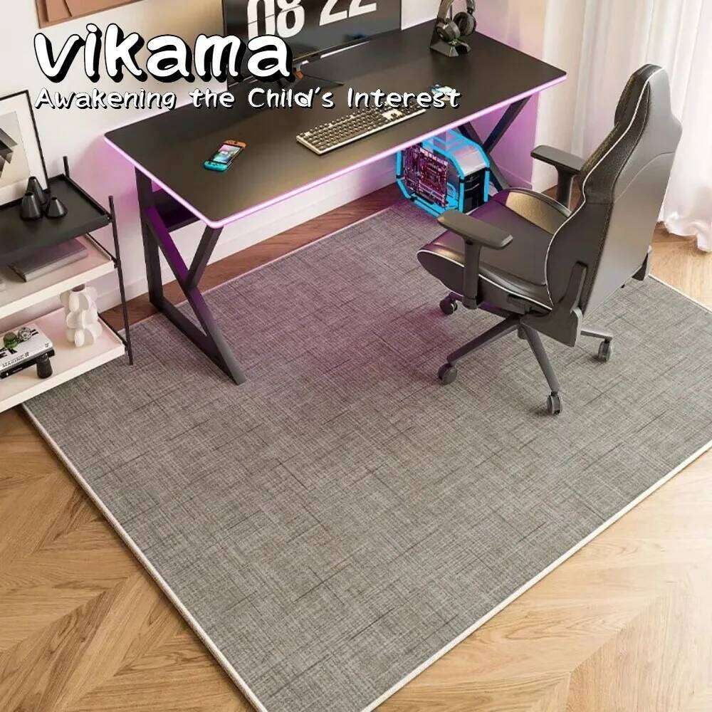 VIKAMA Office Chair Mat, Non-Slip Floor Protector, Suitable for Study, Bedroom, Home Decor, and Carpet H260226