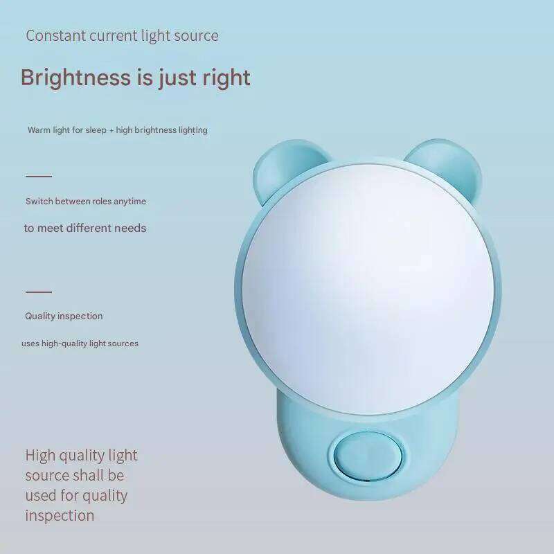 Night bedroom sleep children's soft light eye protection lamp, sleeping light, plug-in energy-saving bedside lamp Z260227