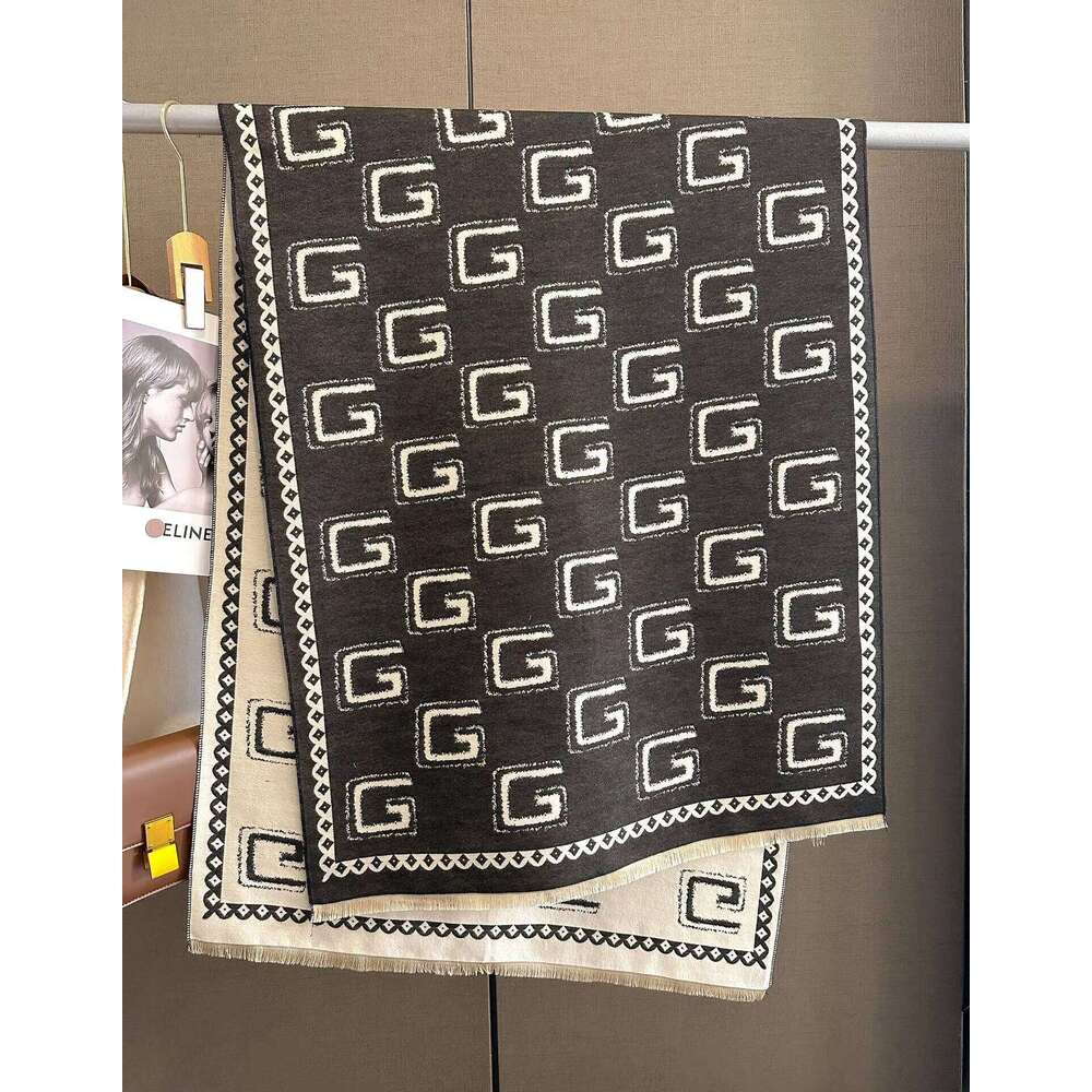 New Fashion Brand Women Pashmina Cashmere Winter Thick Warmth Shawl Wrap Coldproof Windproof Scarf Echarpe Blanket Z260226