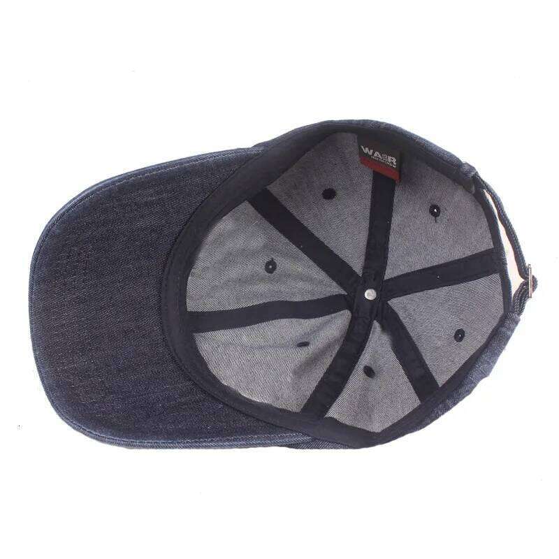 Vintage Washed Cotton Baseball Men Women Denim Dad Hat Adjustable Trucker Style Low Profile Casual Travel Cap Z260226
