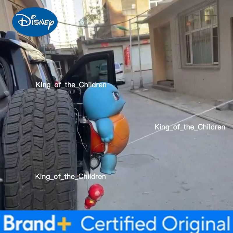 Disney Squirtle Water Spraying Toy Large Size Cute Collectible Action Figure Jenny Car Accessory Popular Anime Model Hand Figure H260227