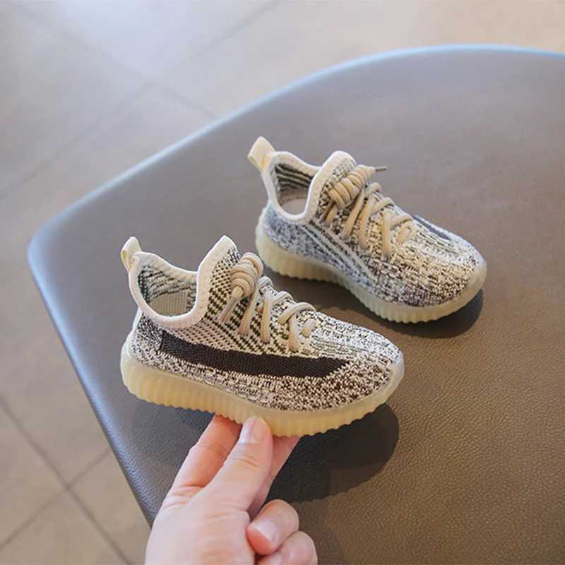 Kids Sneakers Breathable Mesh Upper Antiskid Rubber Sole Tennis Shoes for Baby Girls Boys Casual Outdoor WalkersT260227