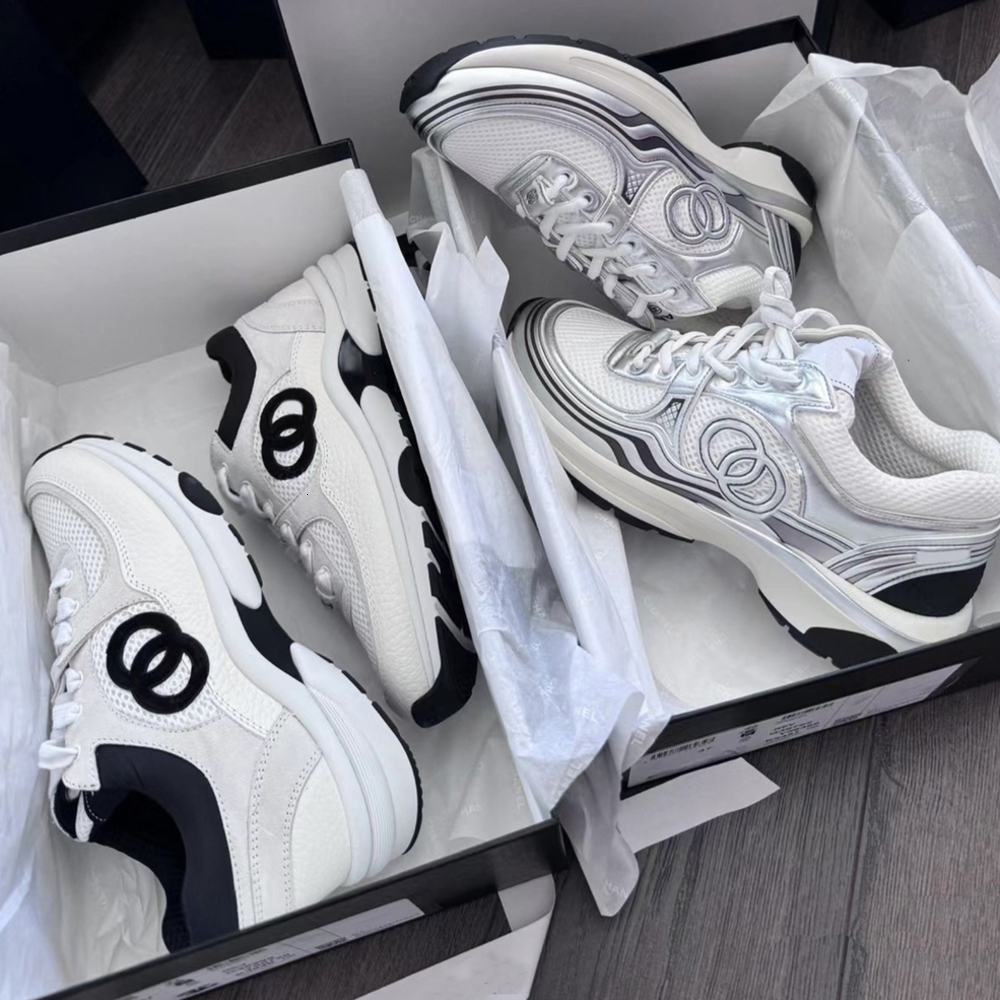 designer shoes womens sneakers flats sneakers low top casual shoes trainers shoes platform sneakers suede sneakers White Black Gold silver sneakers size 35-45