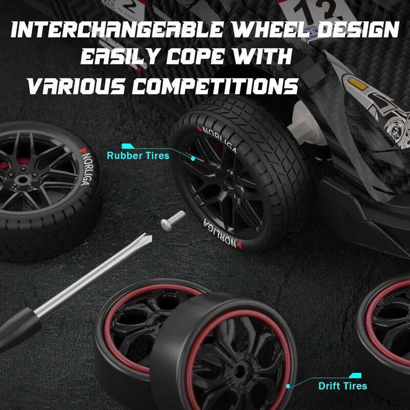 4Wd Rc Drift Car 1/14 Toy Radio Controlled Cars 40Km/h High Speed Electric Children's Racing Vehicle Birthday To H260227