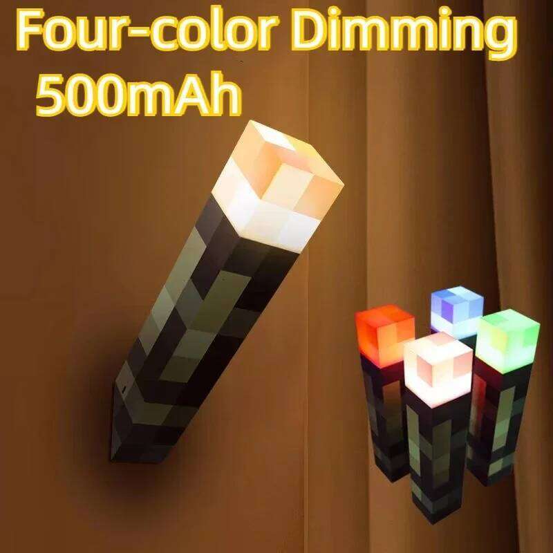 USB Rechargeable LED Night Lamp Light-Up Torch Hand Held Wall Mountable for Kids Room Decoration Lighting Toys Z260227