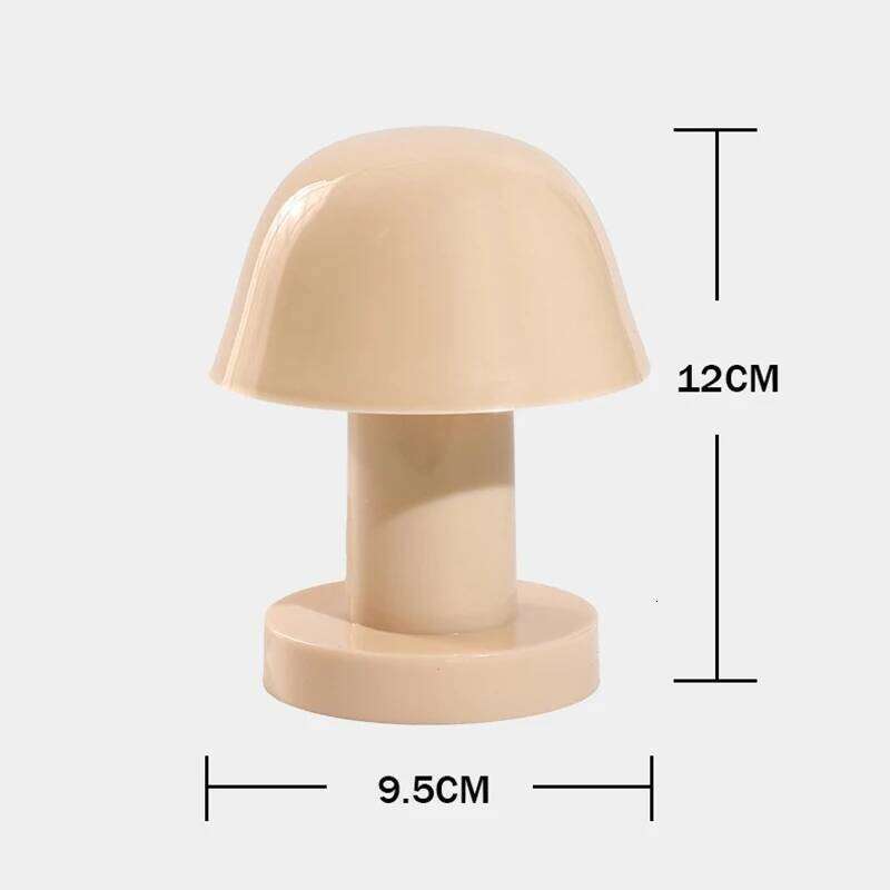 Mini Desktop Sunset Lamp Creative Battery Power Supply Mushroom Style Led Night Light for Coffee Bar Home Decor Bedroom Z260227