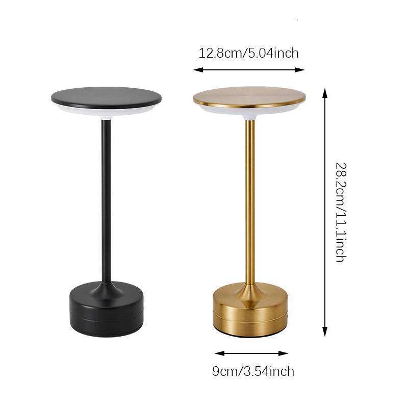 Aluminum Alloy LED Night Light Infinitely Dimmable Decorative Retro Portable Touch Desk Lamp for Gift Camping Home Decor Z260227