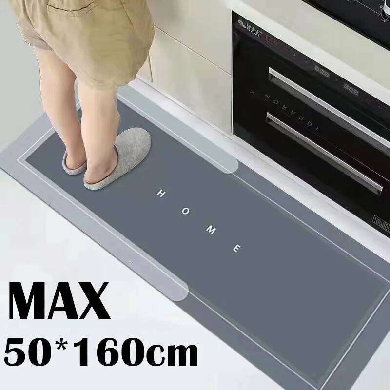 Kitchen Floor Bedroom Living Room Long Soft Rug Hallway Decor Carpet Bathroom Entrance Doormat Anti slip Absorb Water Mat H260226