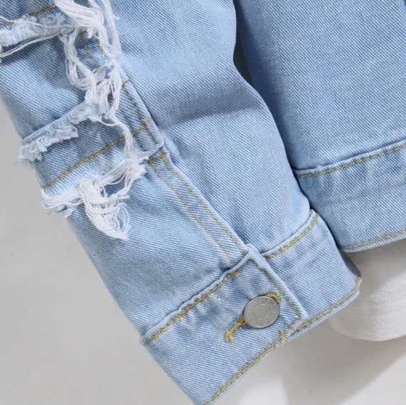 Spring and autumn new style denim jackets for men, trendy street youth, slim-fit casual jacket top H260227