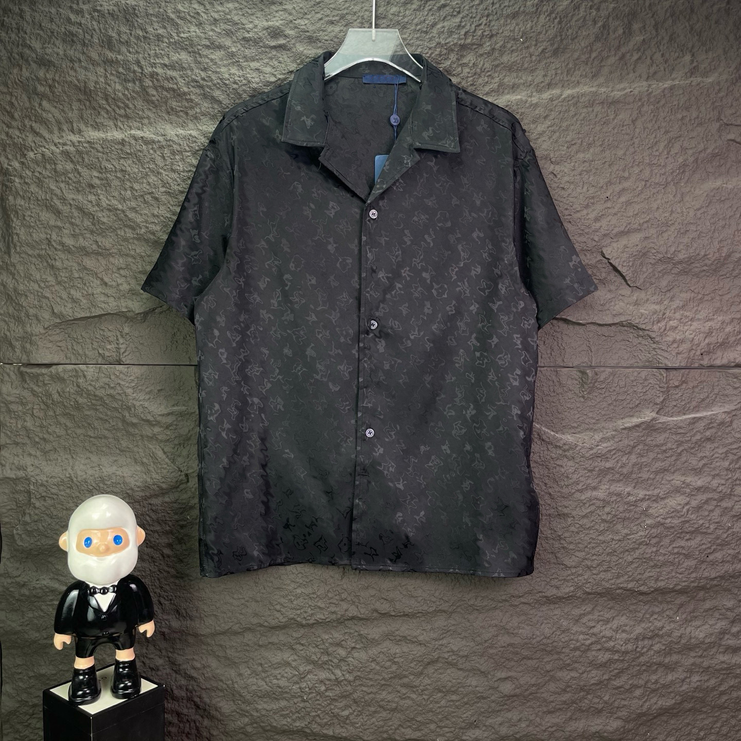 Men's Shirts designer t shirt lapel letter pattern t shirt new summer casual loose top mens and womens oversized tshirt black white short sleeved tshirt shirt