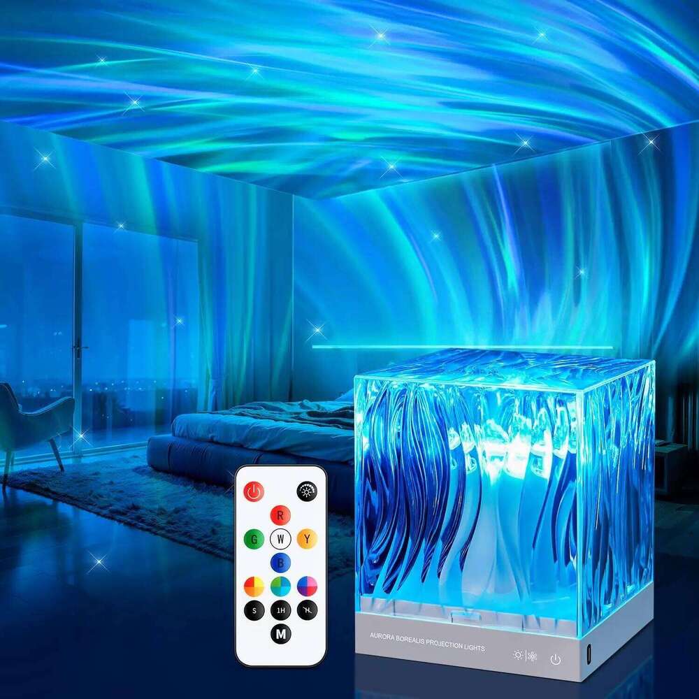 New Northern Starry Sky Ocean Projector Lamp Bar Party Atmosphere Decoration Night Light Holiday Gift Z260227