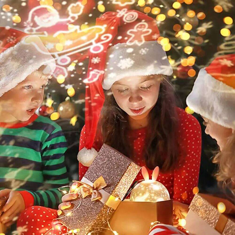 Rabbit Fairy Projection Night Multi-scene Starry Festive Party Atmosphere Light Lovely Gift Z260227