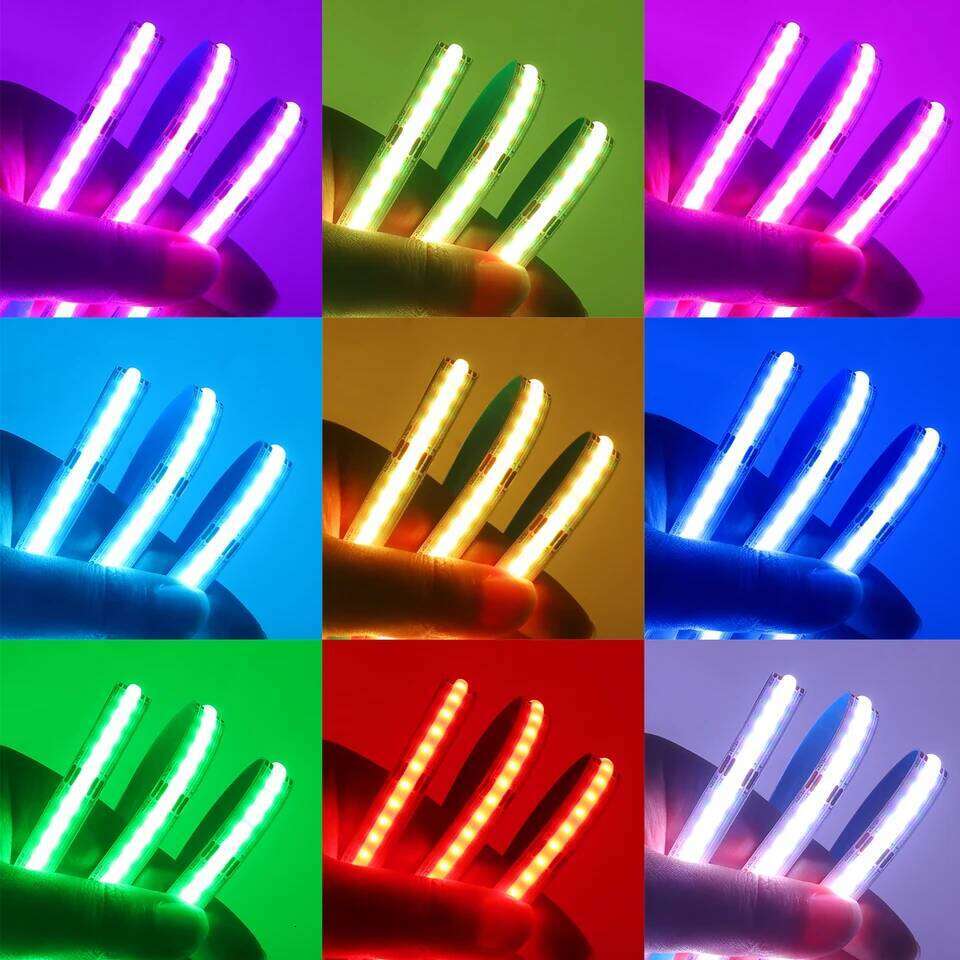 DC 12V 24V COB LED Strip 840 784LEDs/M RGB RGBW RGBWW RGBCCT High Bright Dotless Home Decor Led Tape Diode Flexible Ribbon Rope Z260226
