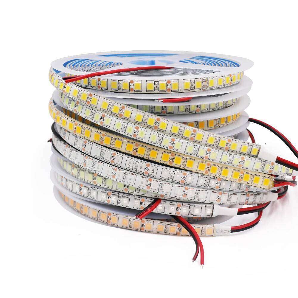 DC 12V 120Leds/M Strip SMD 5054 IP21 IP65 Waterproof Red/Green/Blue/White Home Decor Flexible Ribbon Rope LED Light Z260226