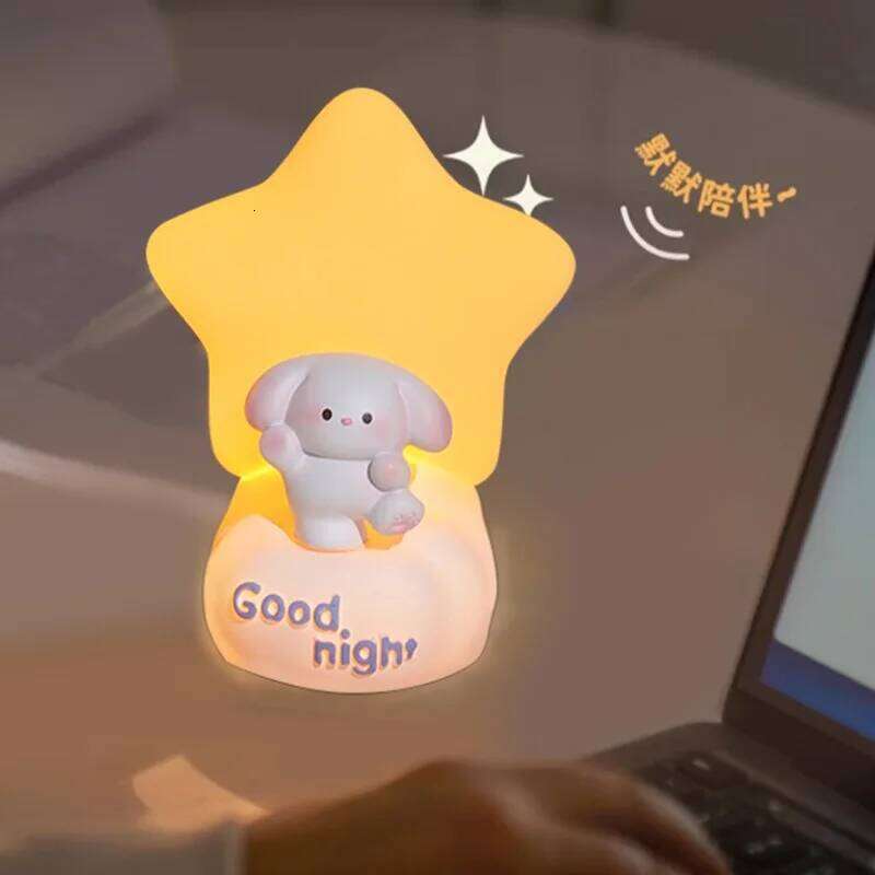 Creative Sweetheart Puppy Night Cute Cartoon Bedroom Desktop Light Decoration Kid Birthday Gift Z260227