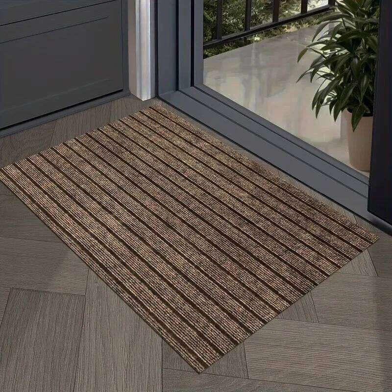Slip Oil Resistant, Durable Waterproof Anti Fouling Floor Mat, Soft and Thick Striped Carpet, Popular Style H260226