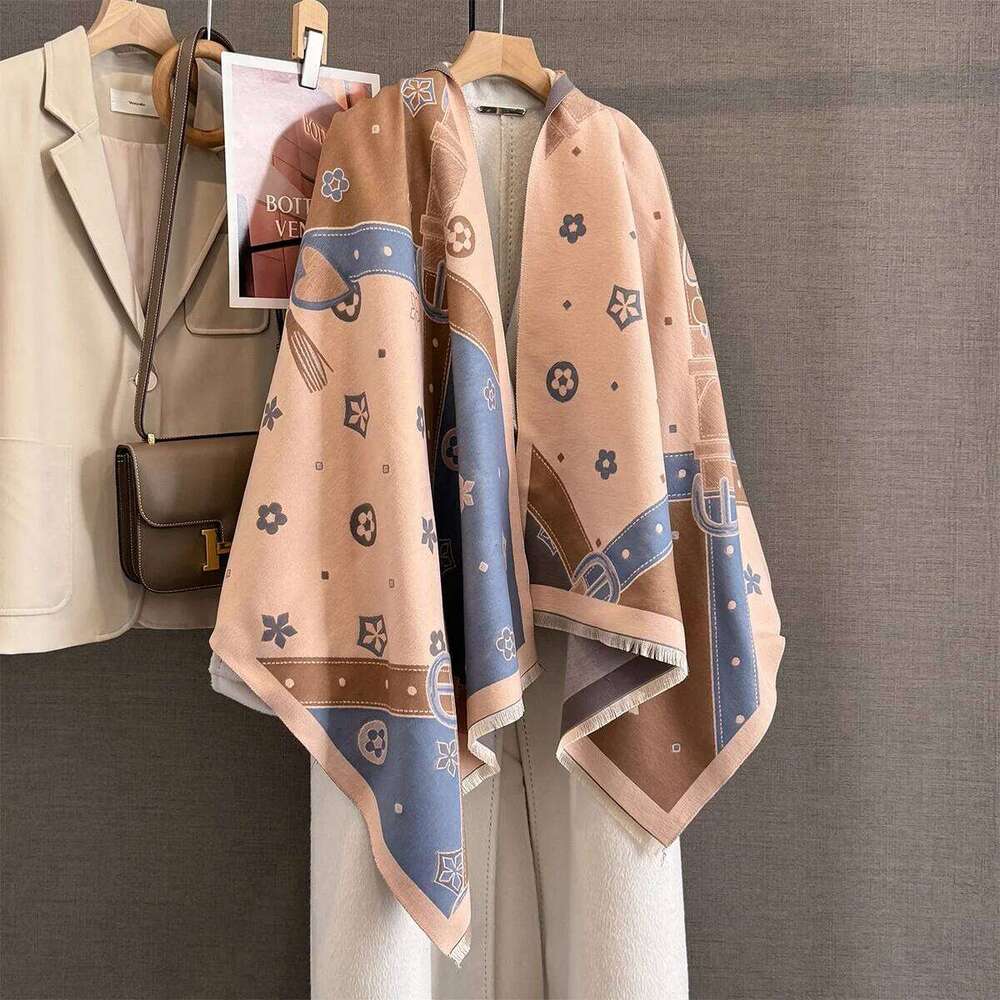 New Winter Warm Cashmere Scarf Women Luxury Print Shawl Pashmina Thick Blanket Wrap Neckerchief Fashion Bufanda Echarpe Poncho Z260226