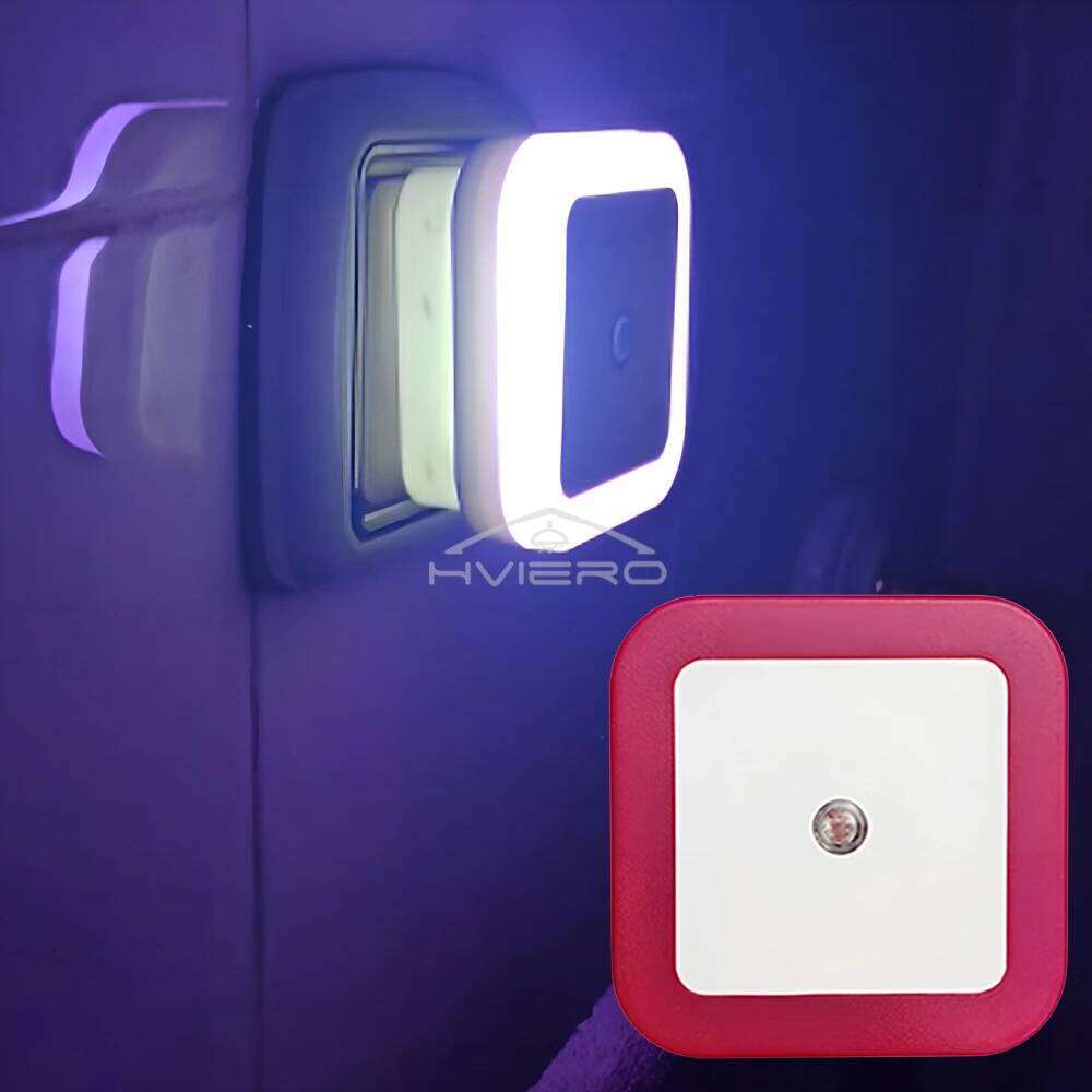 1/2/4PCS LED Wireless Sensor Night Light EU US Plug Mini Square For Baby Children Living Room Bedroom Corridor Lighting Lamps Z260227