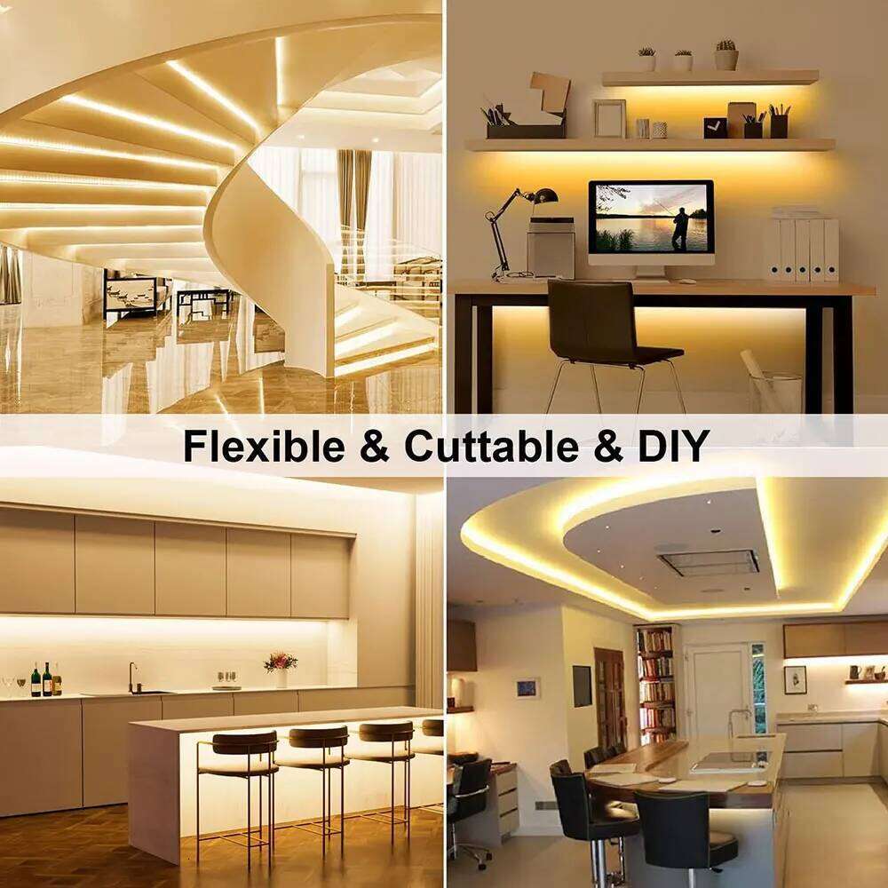 Warm White 5V USB Charing Led Strip Lights Smart TV Backlight For Gaming Decoration Home Bedroom Room Lighting Lamp Z260226