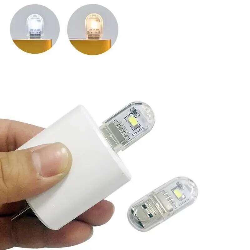 USB Plug LED For Power Bank/computer Mini Led Book Lamp Protection Night Laptop Small Reading Light Z260227
