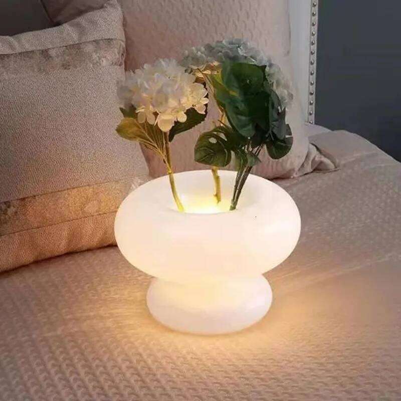 Mushroom lamp Nordic Glass For Room Sofa Sides Reading Floor Living Corner bedside table Light Z260227