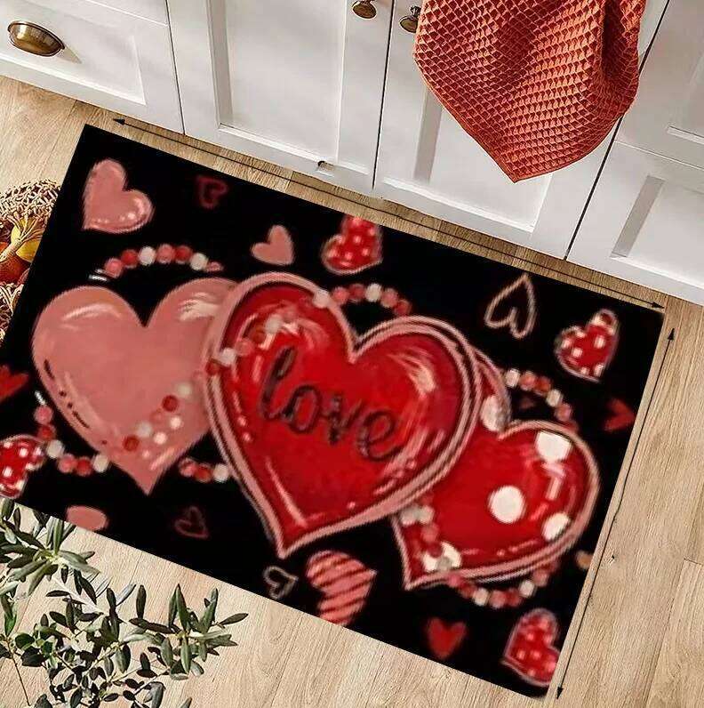 Wedding Season Valentine'S Mother'S Day Gift Carpet Flooring Floor Mat Kitchen Decorative H260226