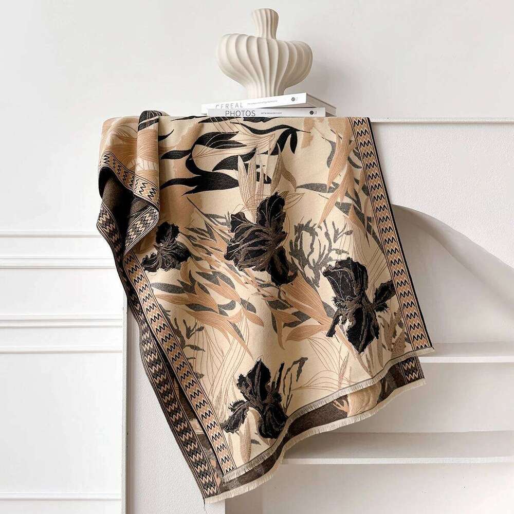 Luxury Brand Women's Cashmere Pashmina Shawl Soft Thick Warm Winter Wrap Scarf Female Bandana Style Blanket Bufanda Z260226