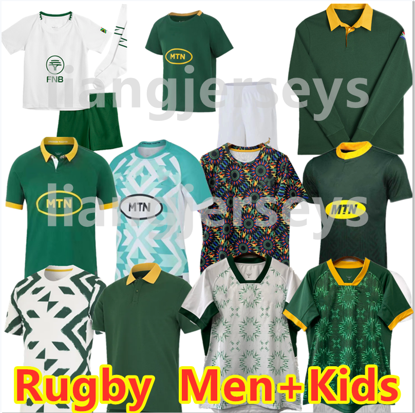 2025 2026 2027 South Jerseys Africa Rugby Kids 23 24 25 26 Limited edition Home Away National Team Rugby Shirt
