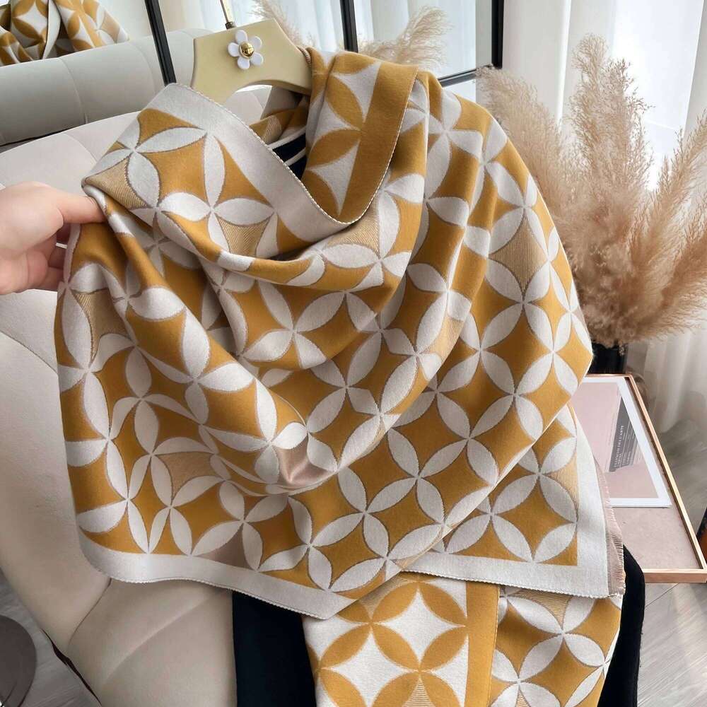 2025 Winter Cashmere Scarf for Women Shawl Wrap Female Pashmina Luxury Brand Poncho Thick Blanket Warm Bufanda Echarpe Femme Z260226