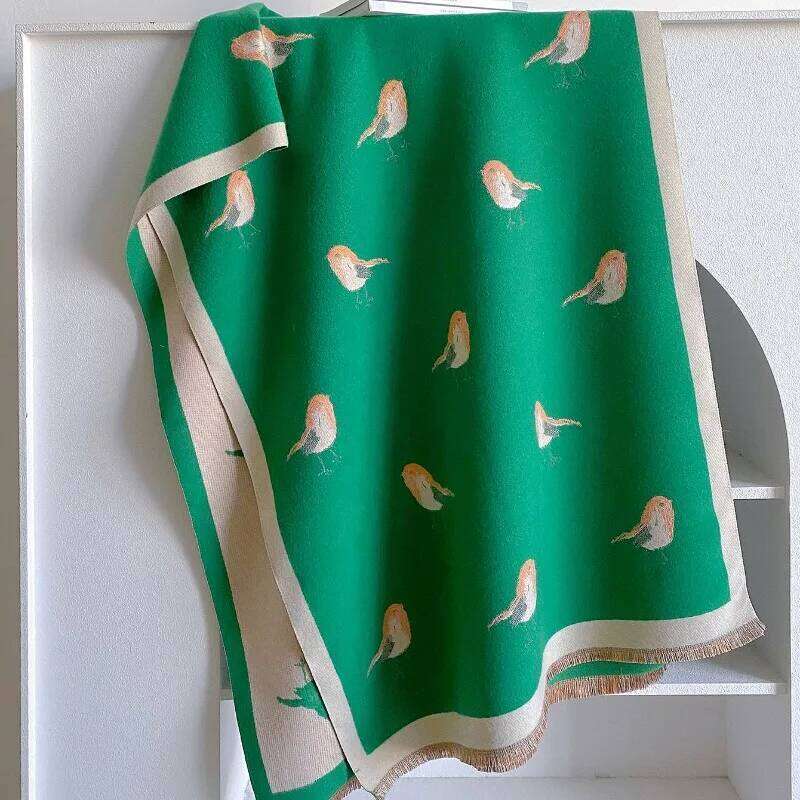 Thick Cashmere Blanket Women Scarf Warm Pashmina Shawl Winter Wraps Bufanda Print 2023 New Design Poncho Echarpe Female Z260226