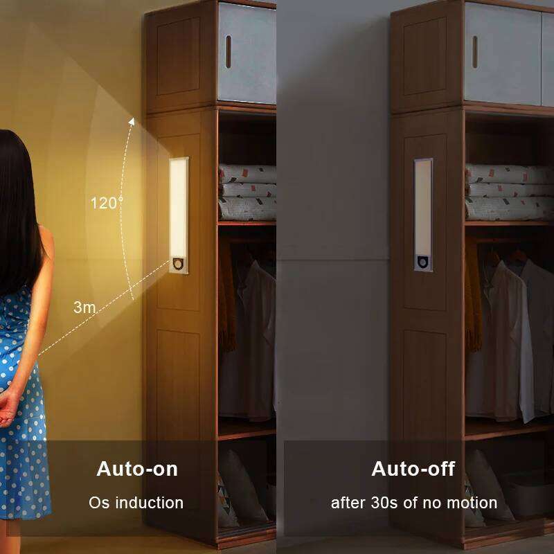 Motion Light Wireless USB Rechargeable Sensor LED Lamp For Kitchen Cabinet Wardrobe Bedroom Staircase Closet Lights Z260227