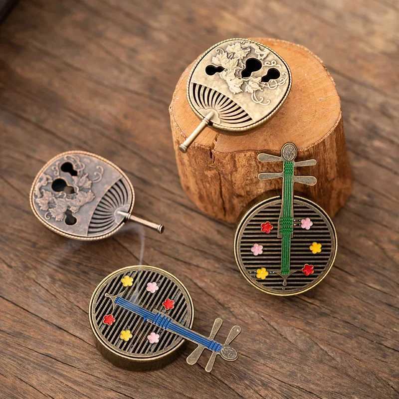 Incense Burner 2026 Antique Pocket Dragon Phoenix Hollow Mini Ornament for Tea Desk Office DecorT260227