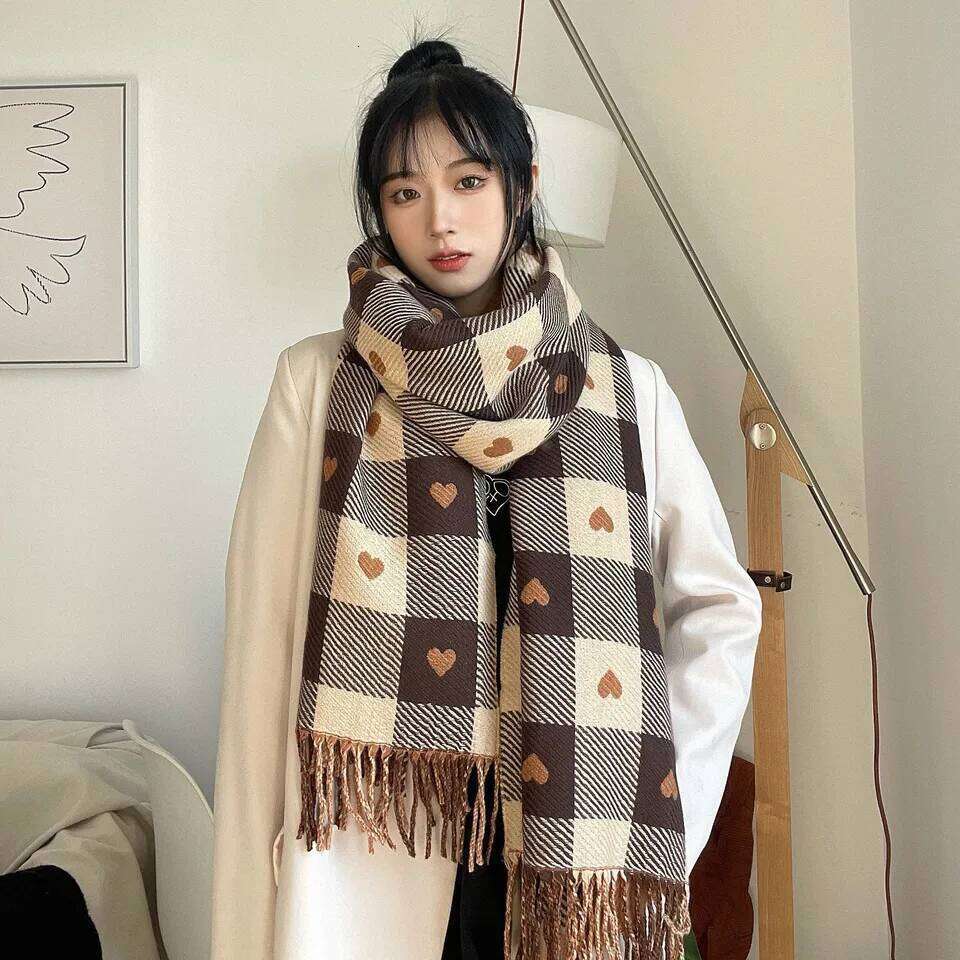 2025 Luxury Winter Cashmere Scarf Women New Design Warm Pashmina Long Tassel Scarves Female Print Shawl Thick Foulard Bufanda Z260226