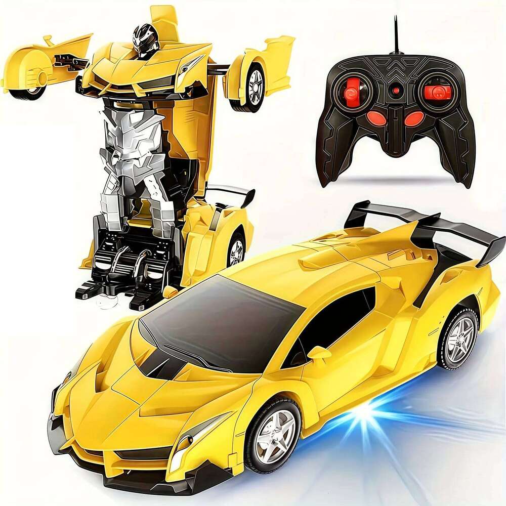 2-in-1 RC Robot, Remote Control Transforming Toy Vehicle, Deformation Racing Car Model, Automatic Conversion Kids Boys Gifts H260227