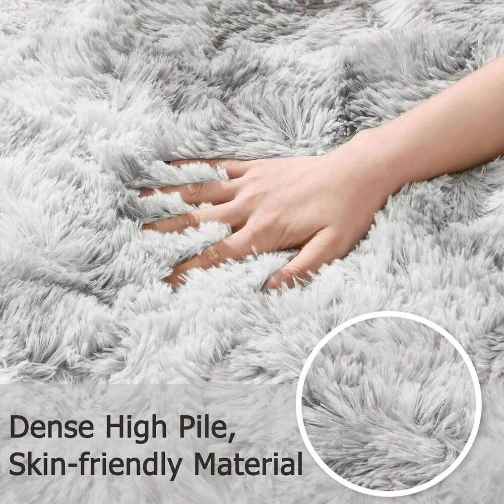 160x0cm 120x160cm Soft Fluffy Area Rugs for Bedroom Living Room Dorm Nursery Kid Washable Antiskid Shaggy Rug Carpets H260227 - view 4