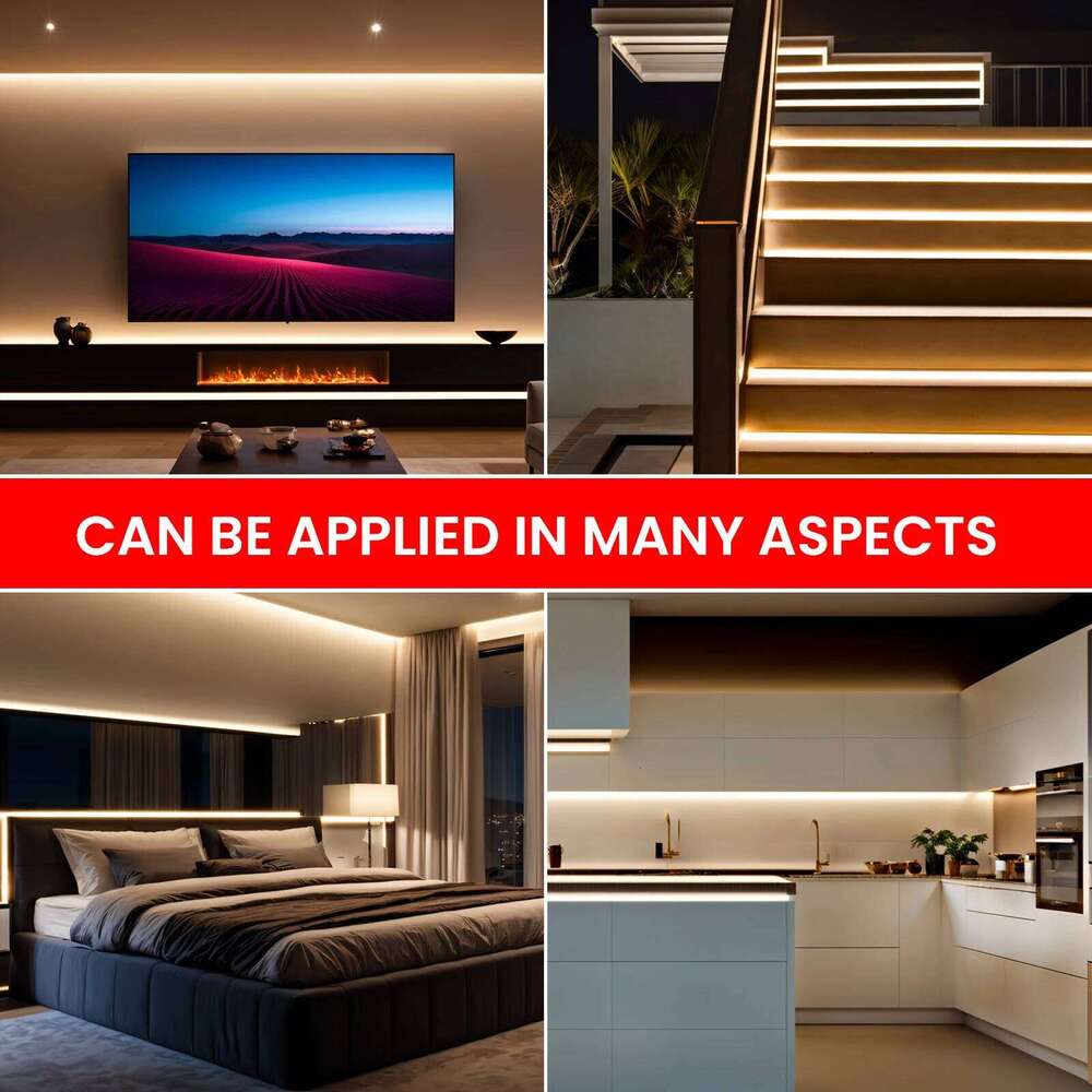 AC 220V COB Neon Strip 4000K 6000K 3000K Warm/Natural Whit Waterproof Self Adhesive Home Decor Flexible Ribbon Rope Light Z260226