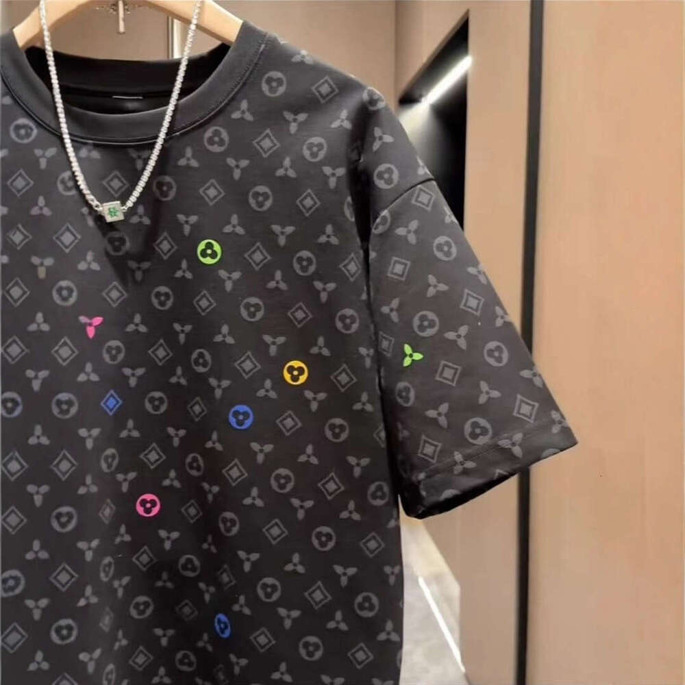 European Style Men's Full-Print Round-Neck Fashion T-Shirt, Trendy Brand, Versatile, Summer Slim-Fit, Stylish And Cool, Wholesale