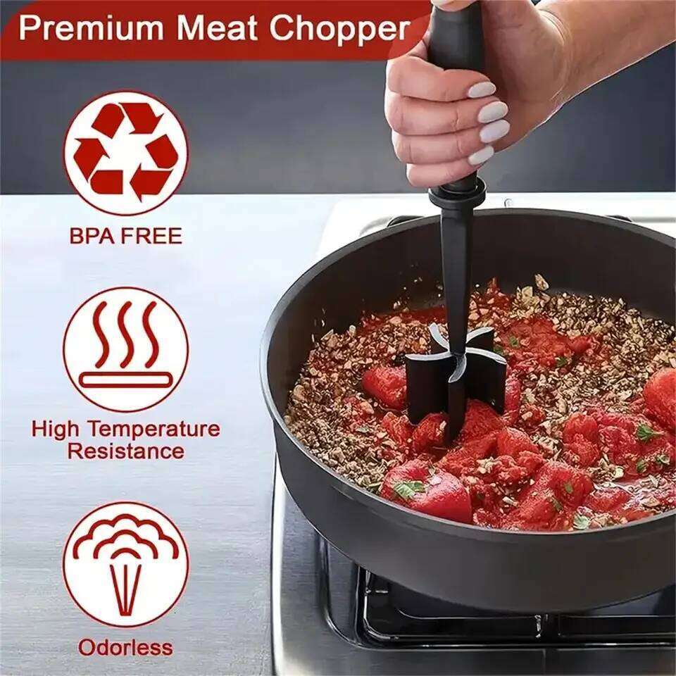 Shredder Pc Heat Resistant Chopper Suitable For Hamburger Meat Ground Beef Smasher